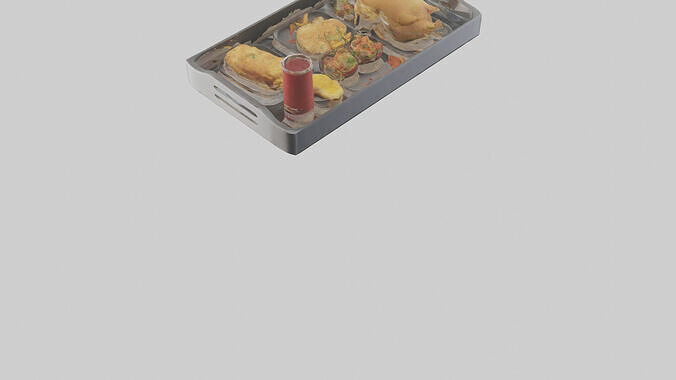 Food Tray model 3D model 4