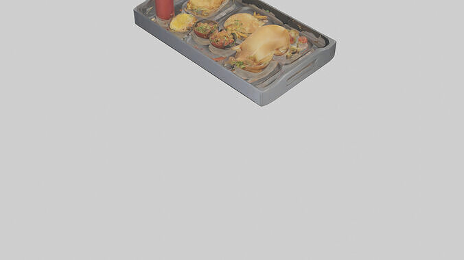 Food Tray model 3D model 5