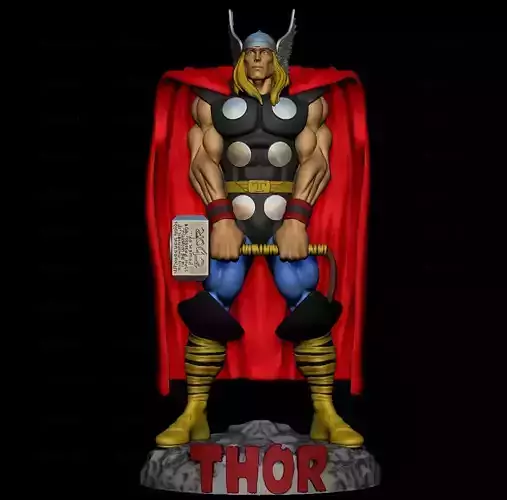 Classic Thor statue 
