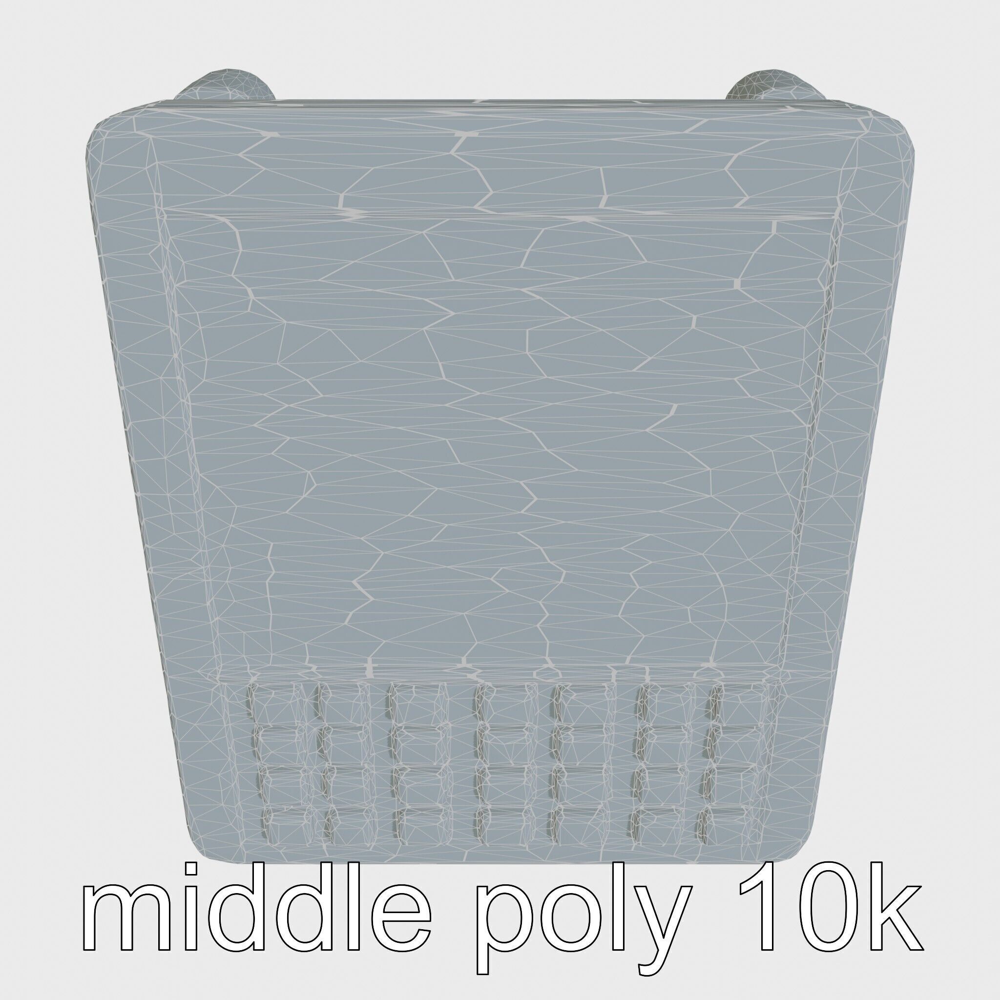 Modern POS Terminal with Touchscreen Display Low-poly 3D model_24