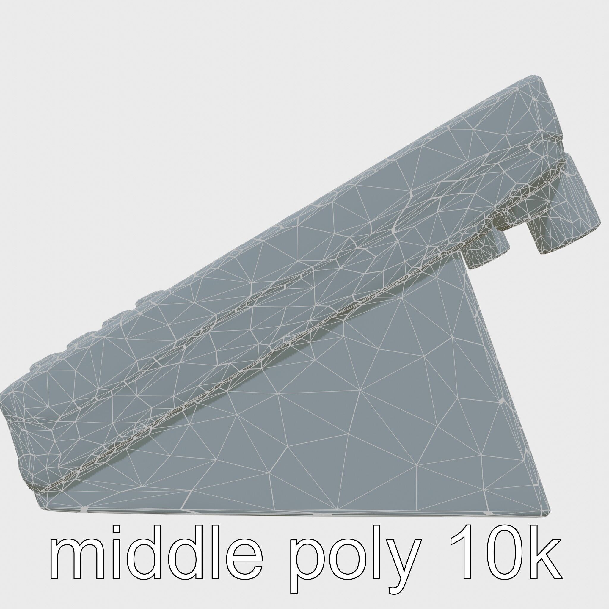 Modern POS Terminal with Touchscreen Display Low-poly 3D model_30