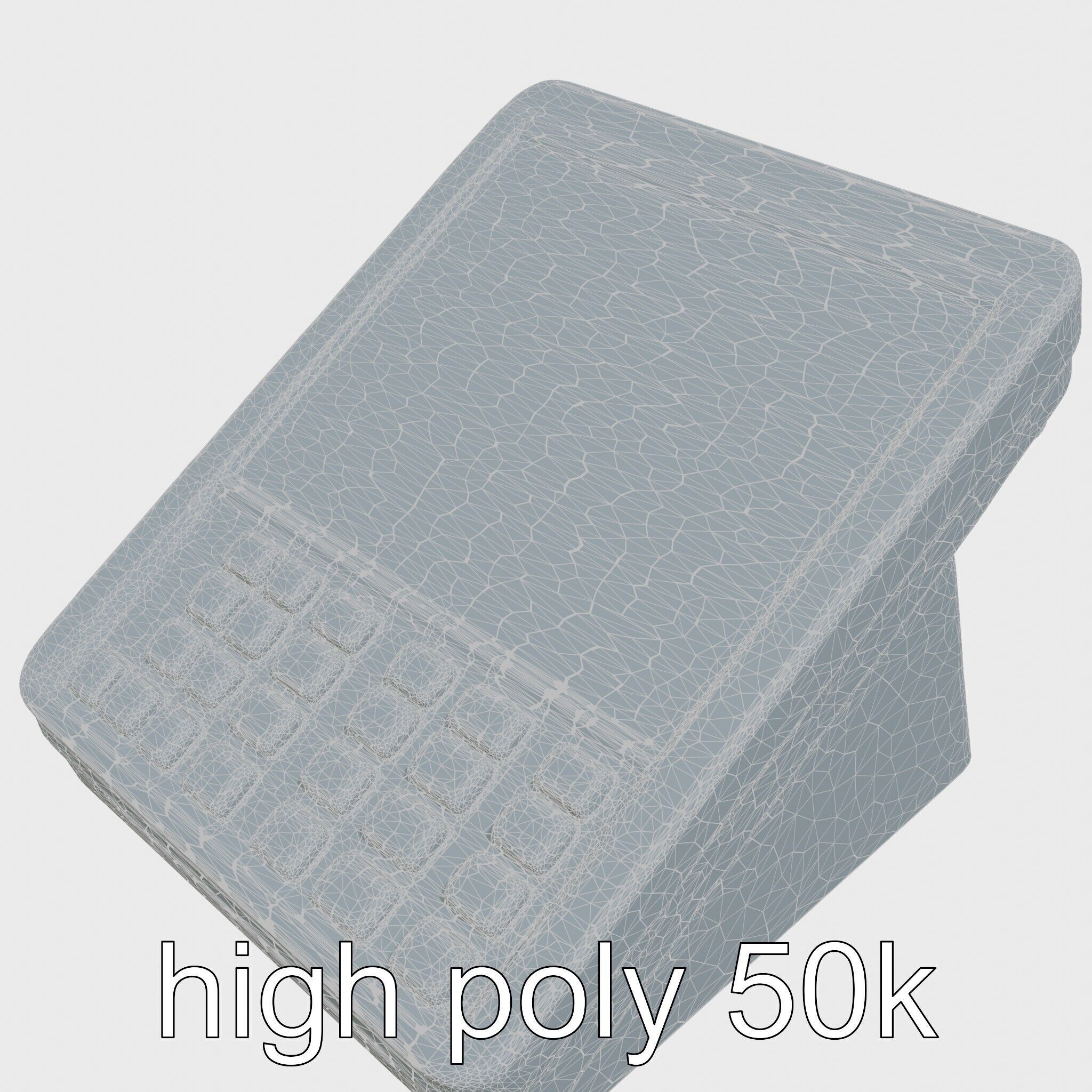 Modern POS Terminal with Touchscreen Display Low-poly 3D model_31