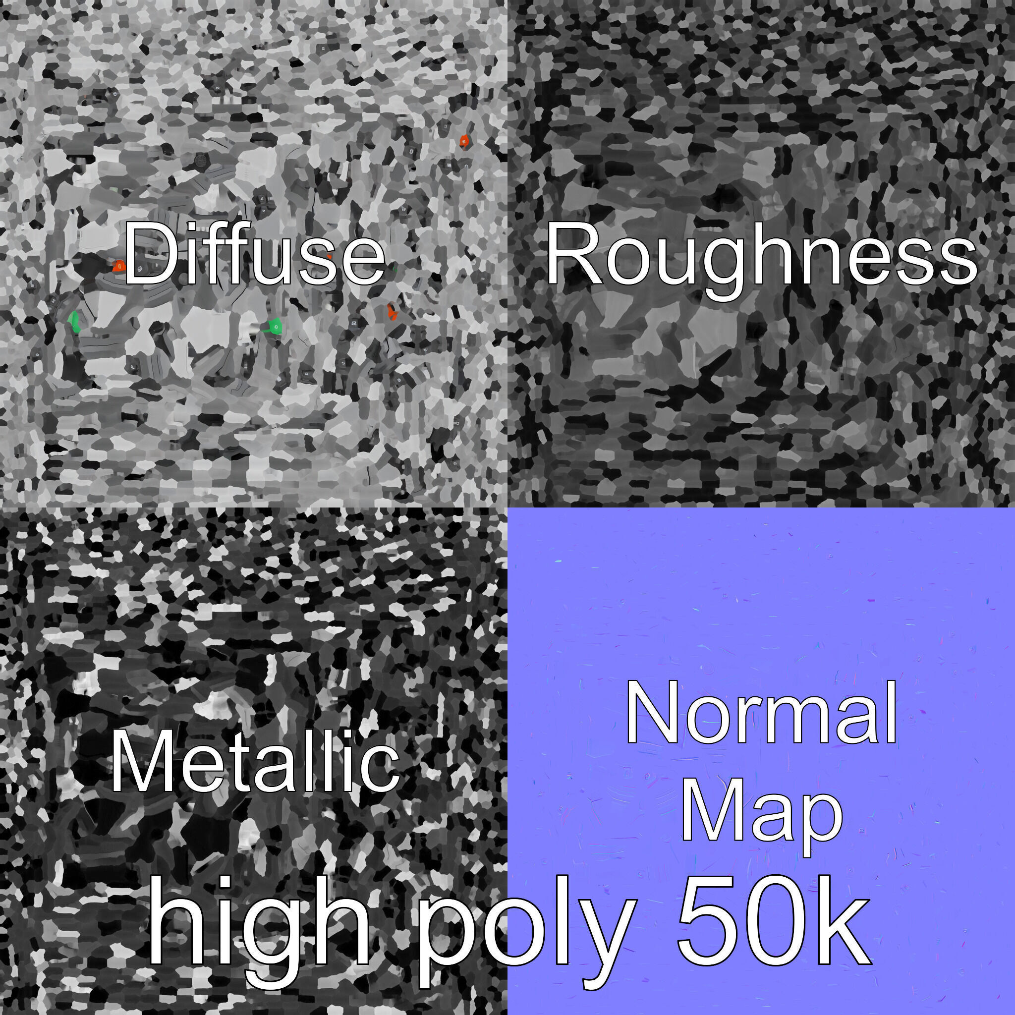 Modern POS Terminal with Touchscreen Display Low-poly 3D model_33