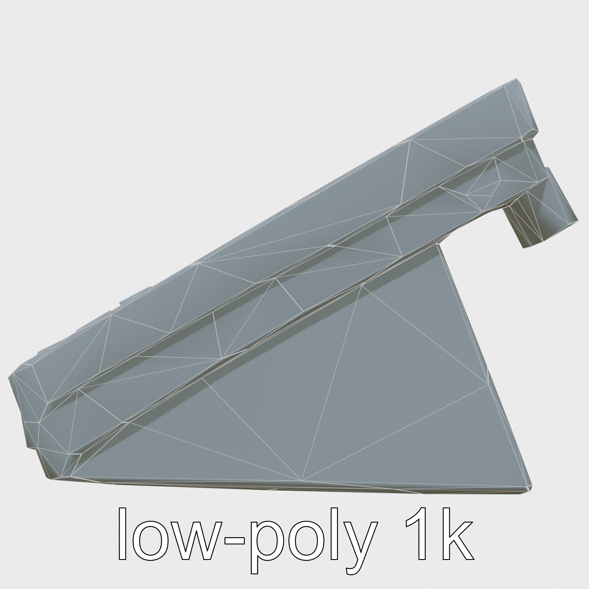 Modern POS Terminal with Touchscreen Display Low-poly 3D model_19
