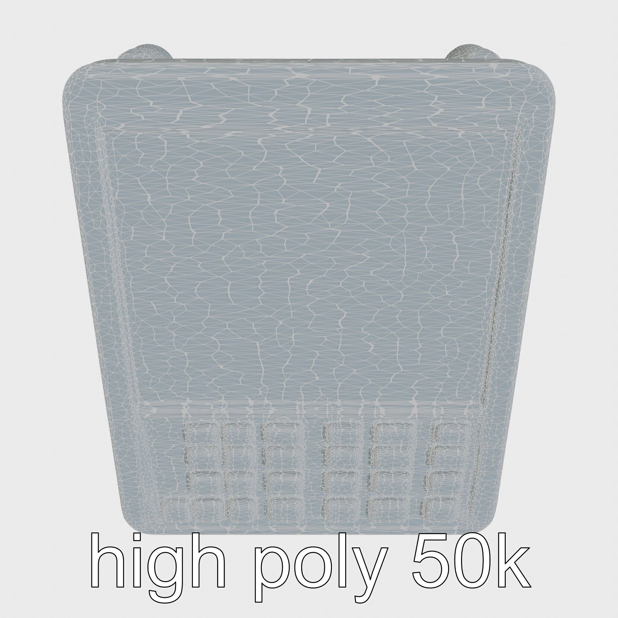 Modern POS Terminal with Touchscreen Display Low-poly 3D model_22