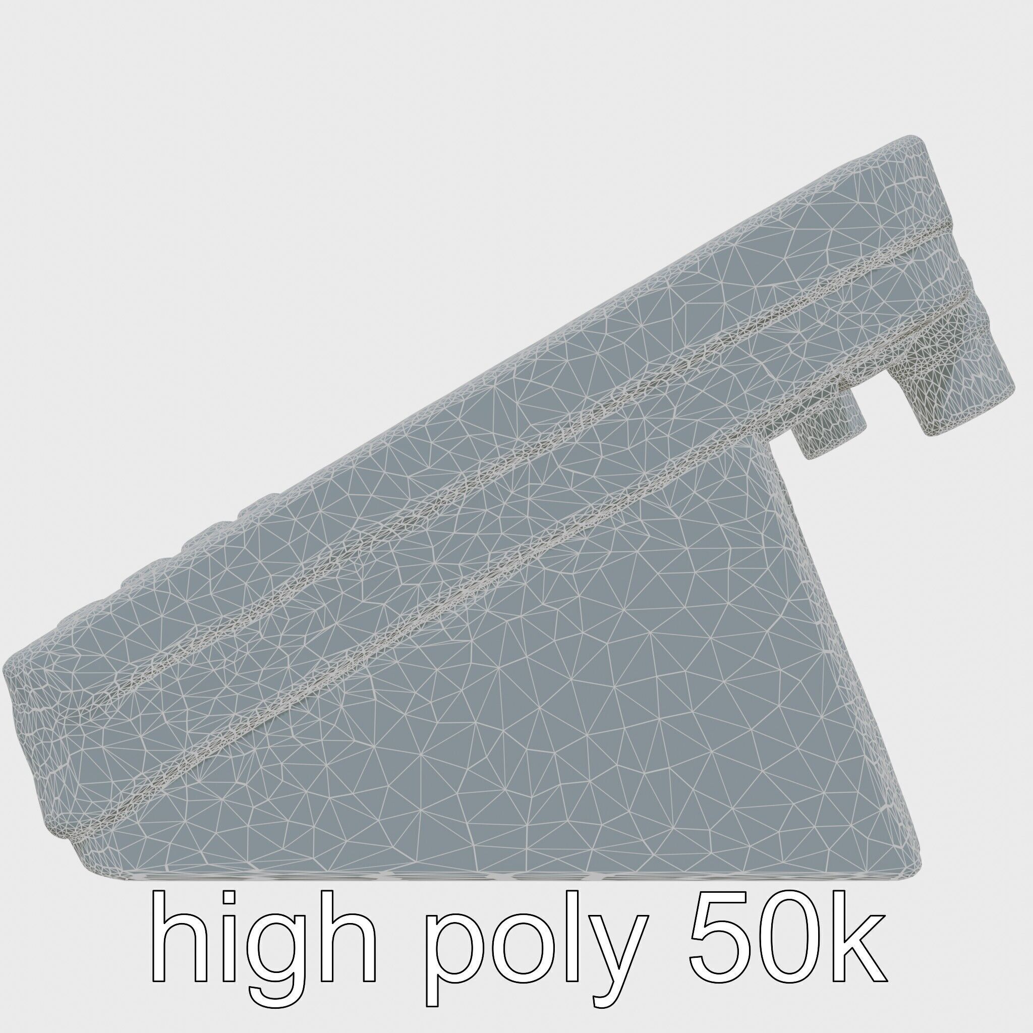 Modern POS Terminal with Touchscreen Display Low-poly 3D model_23