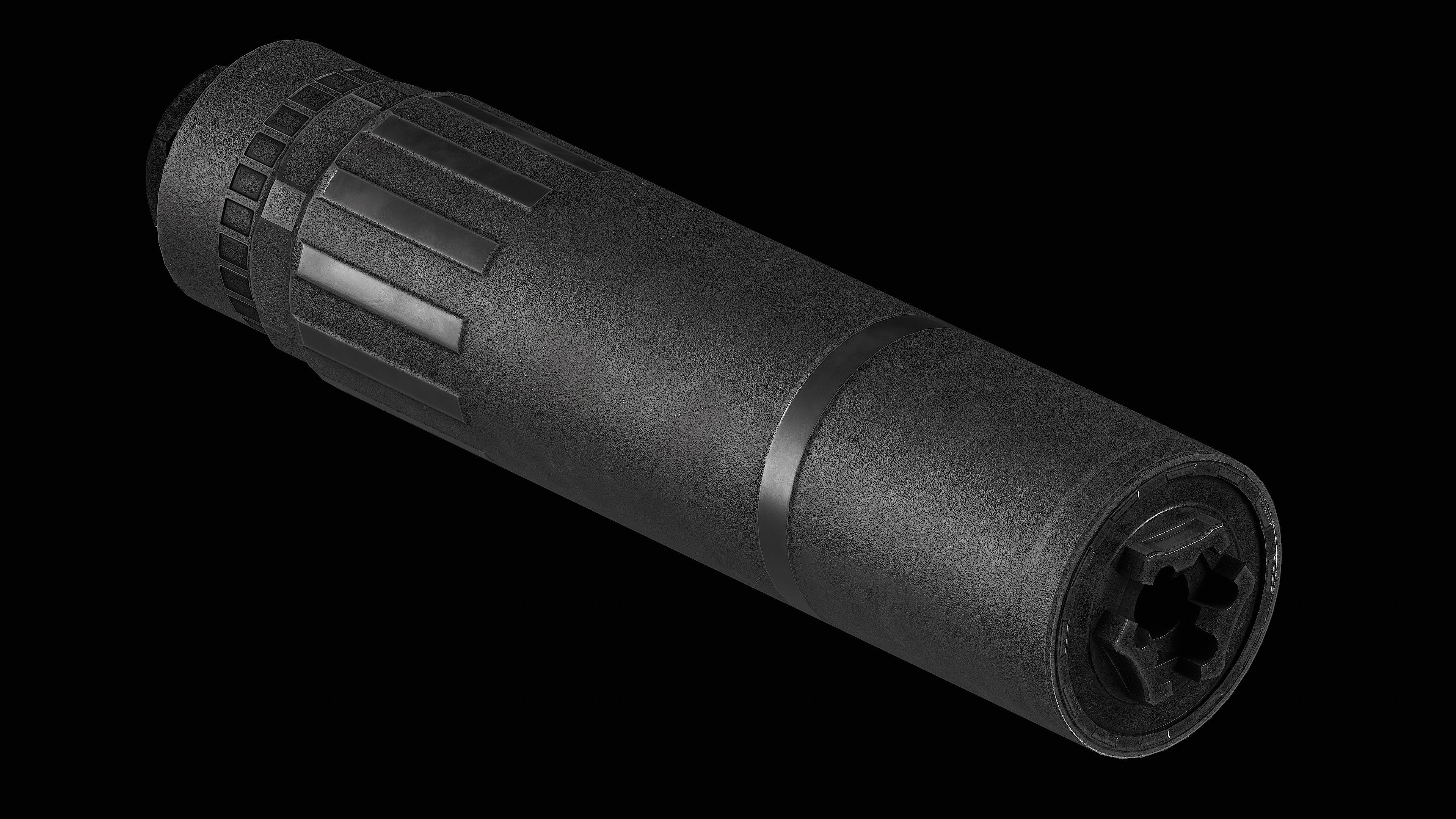 CGS Helios QD Ti SUPPRESSOR Low-poly 3D model_1