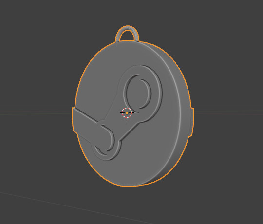 Steam Keychain for 3D print 3D print model_3