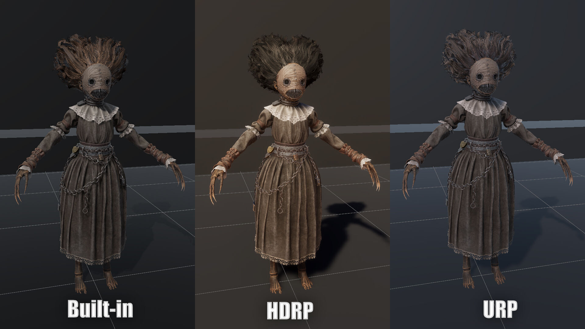 Secret Keeper Low-poly 3D model_8