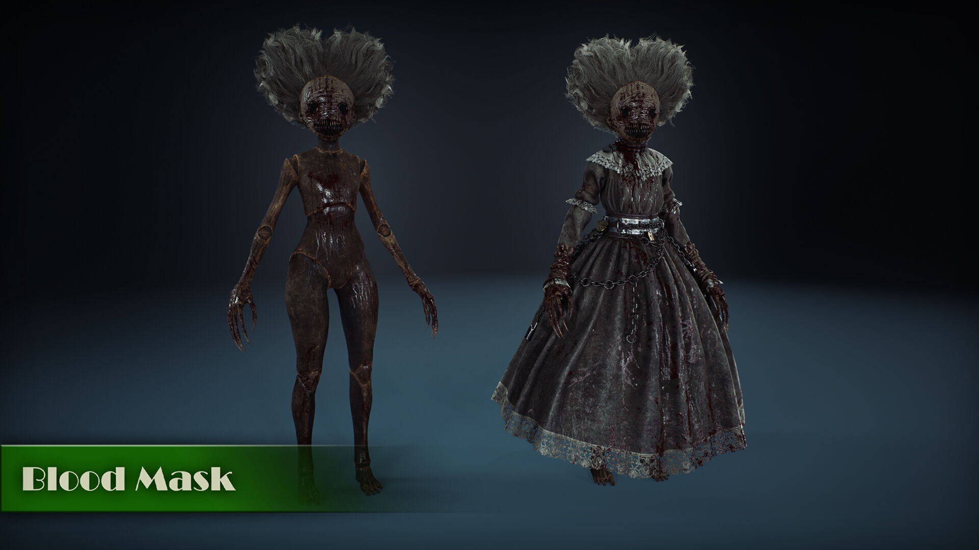 Secret Keeper Low-poly 3D model_4