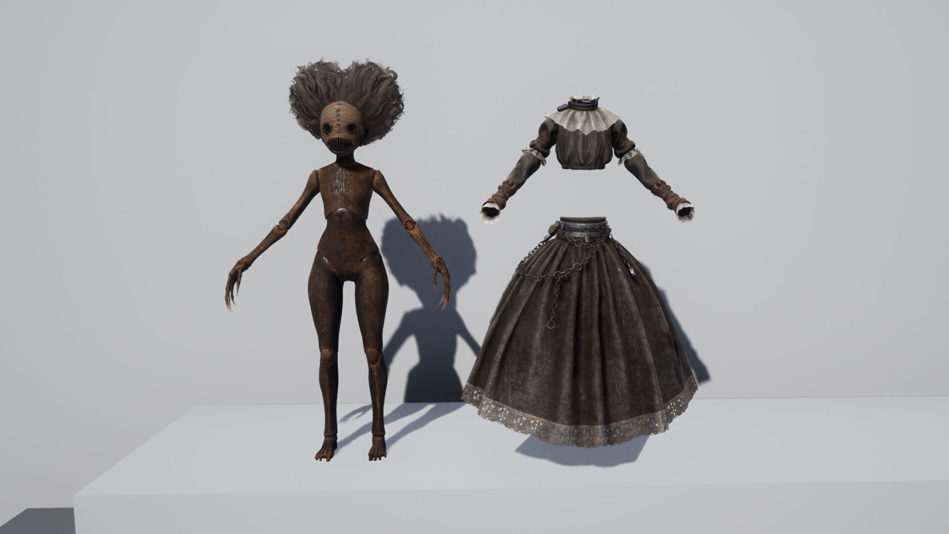 Secret Keeper Low-poly 3D model_7