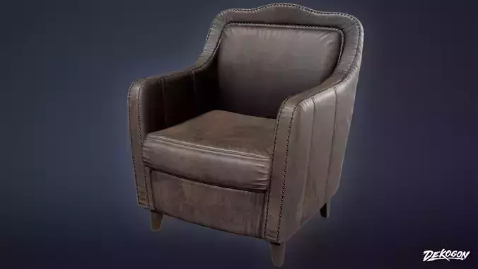 ATTIC - Chair 02 - LOW POLY