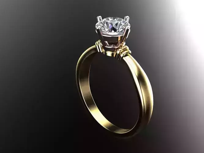 Diamond Ring 3D Model