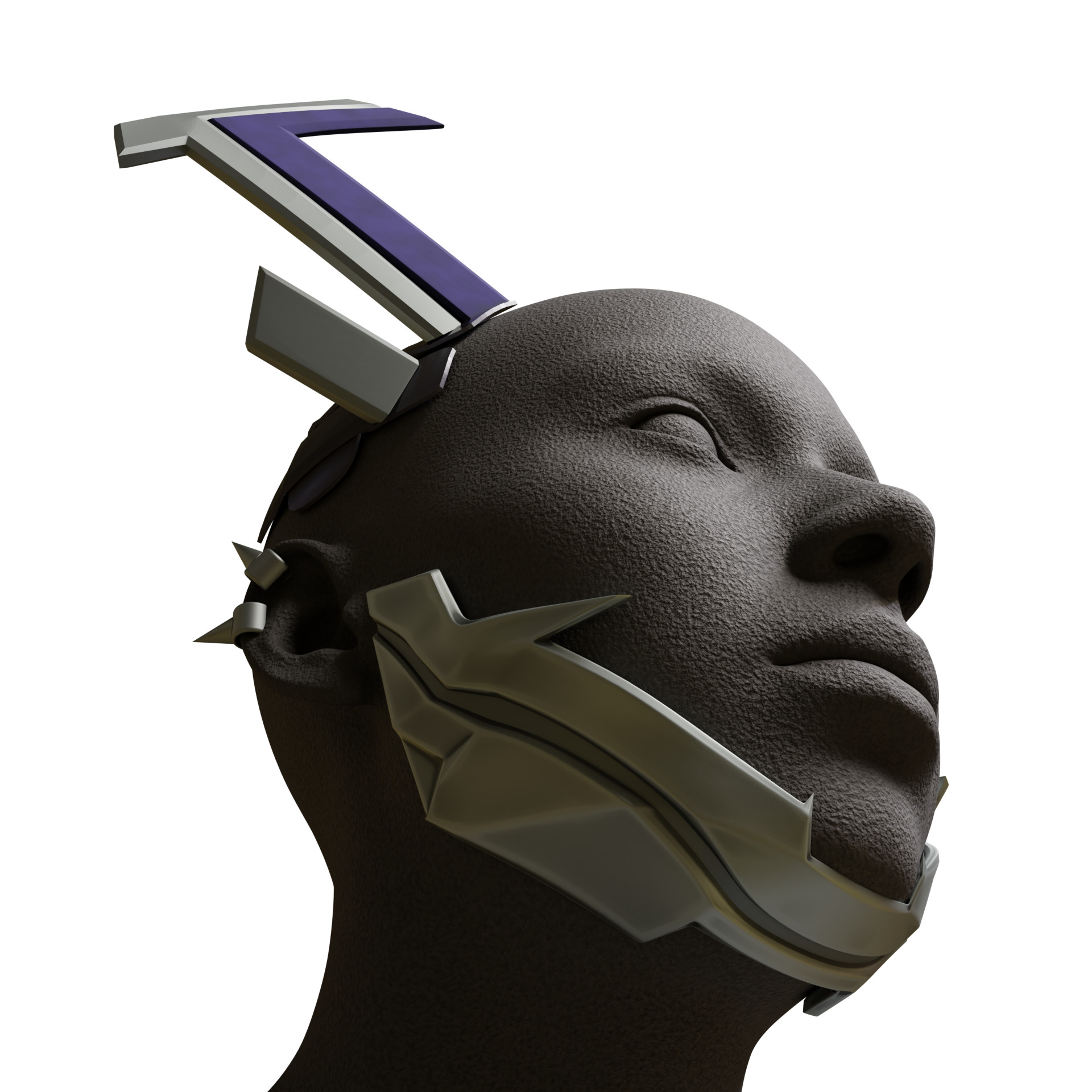 Marvel Rivals PUNKCHILD MAGIK Cosplay Horns Accessories SWORD 3D print model_21