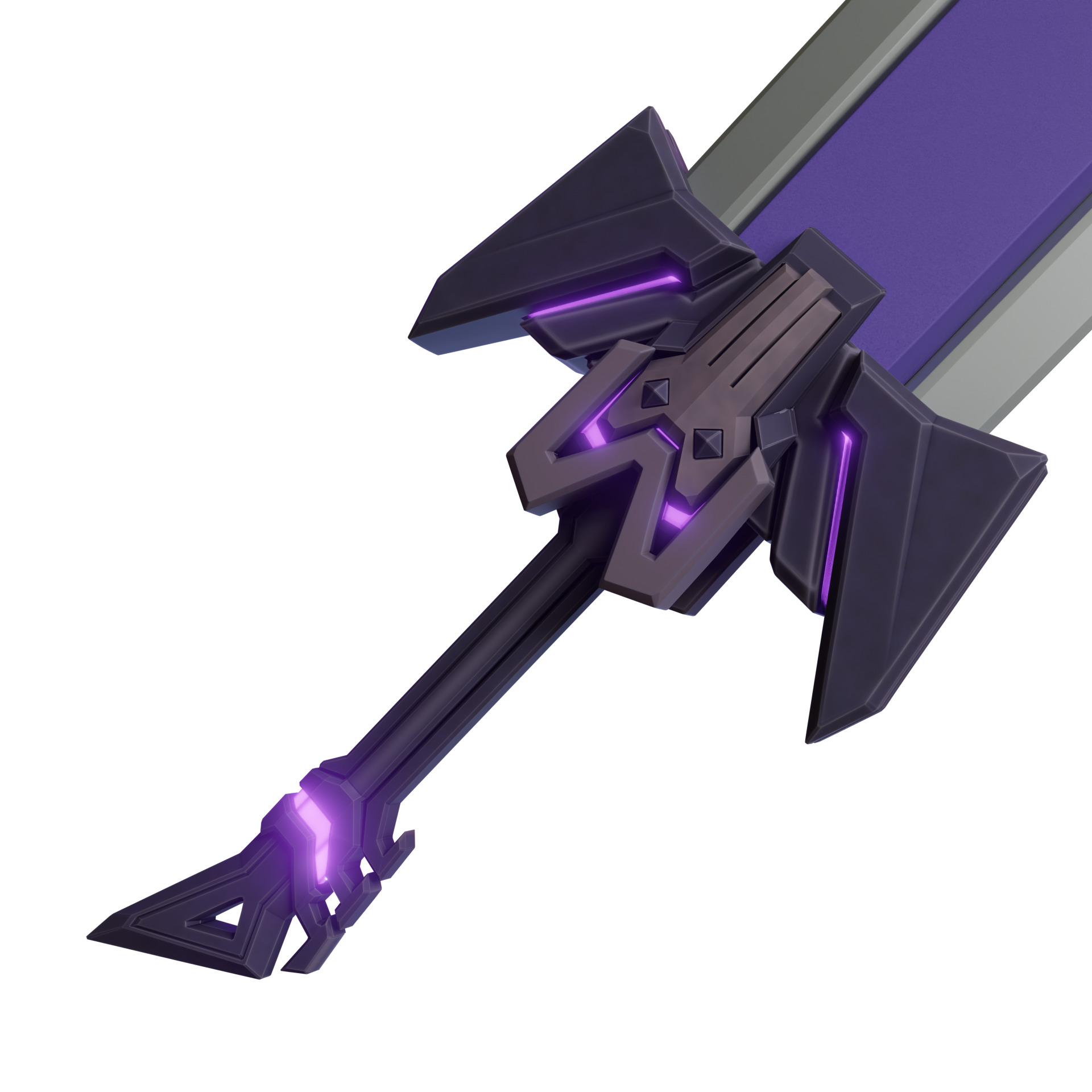 Marvel Rivals PUNKCHILD MAGIK Cosplay Horns Accessories SWORD 3D print model_4