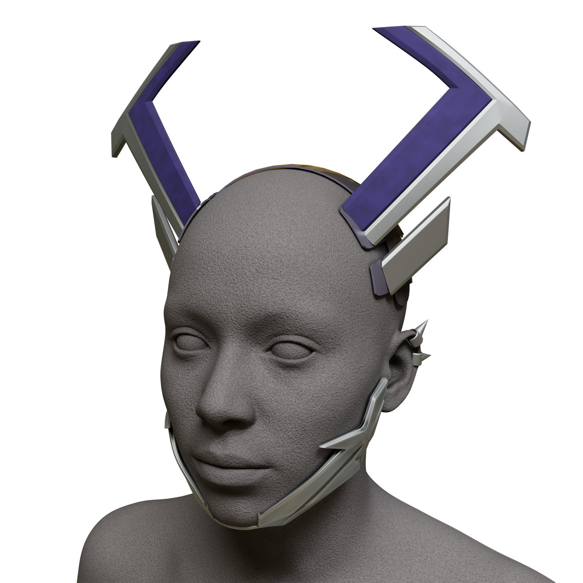 Marvel Rivals PUNKCHILD MAGIK Cosplay Horns Accessories SWORD 3D print model_18