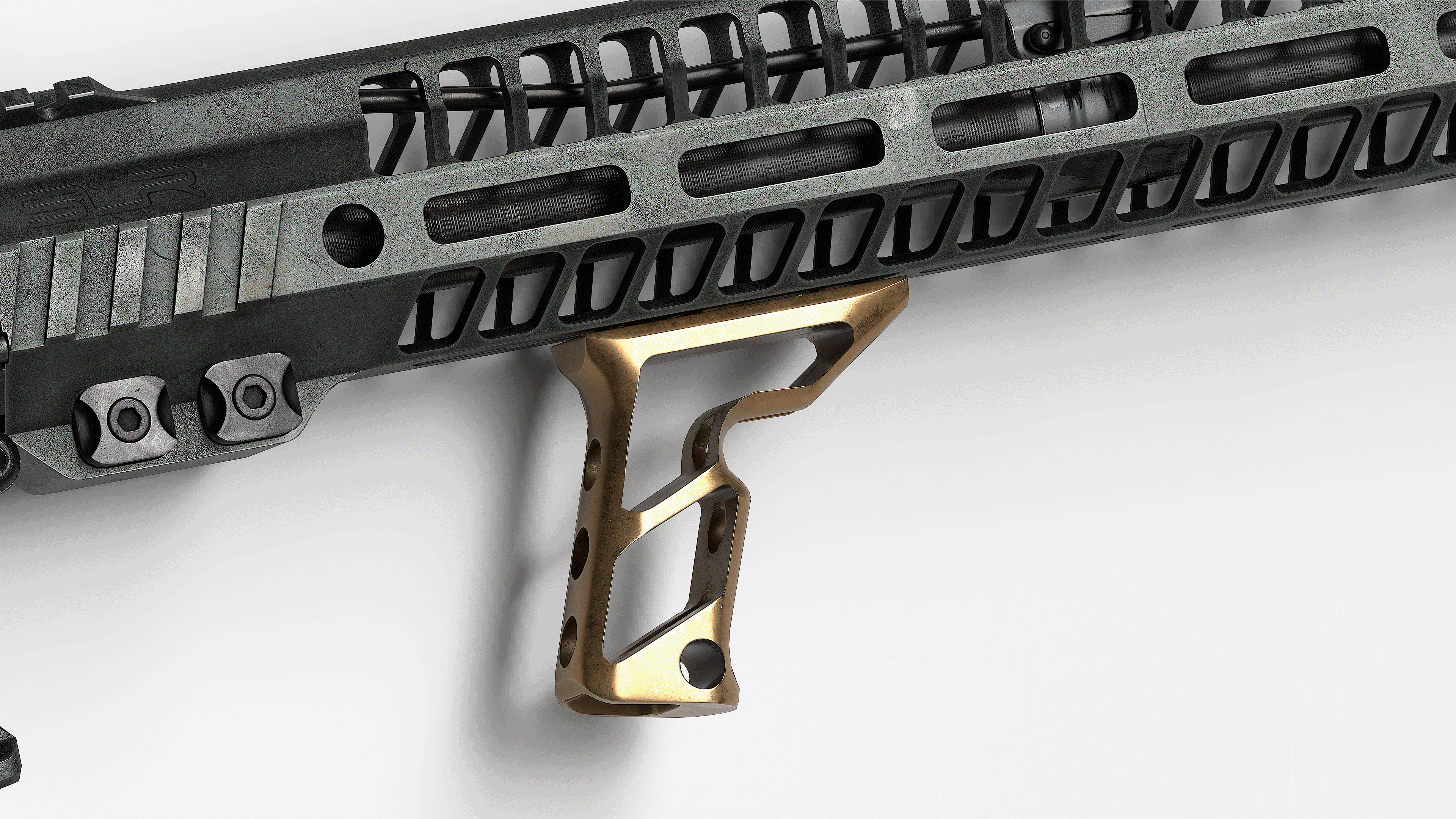 Fortis SHIFT Vertical Foregrip 2V Low-poly 3D model_5