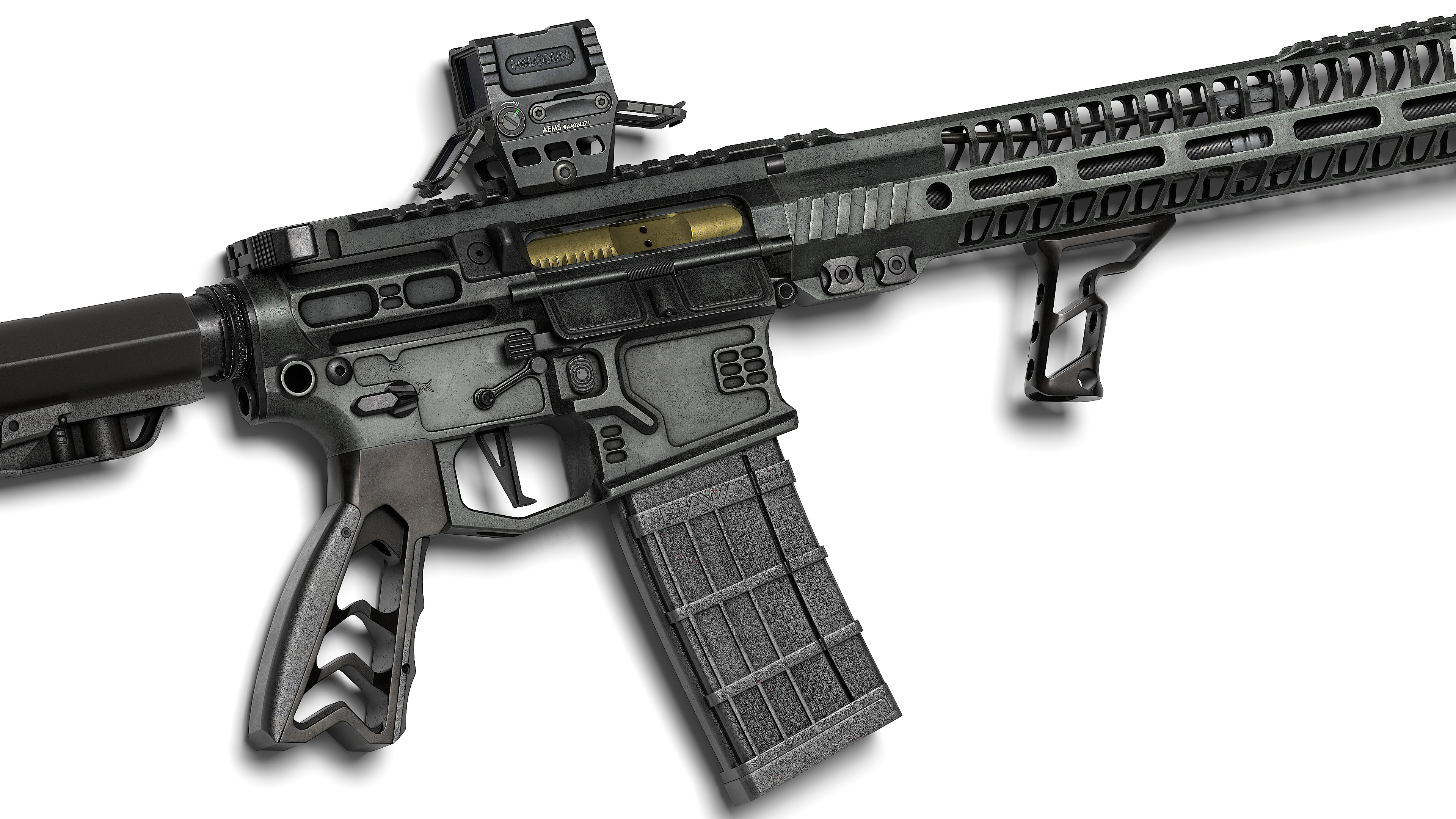 Fortis SHIFT Vertical Foregrip 2V Low-poly 3D model_9