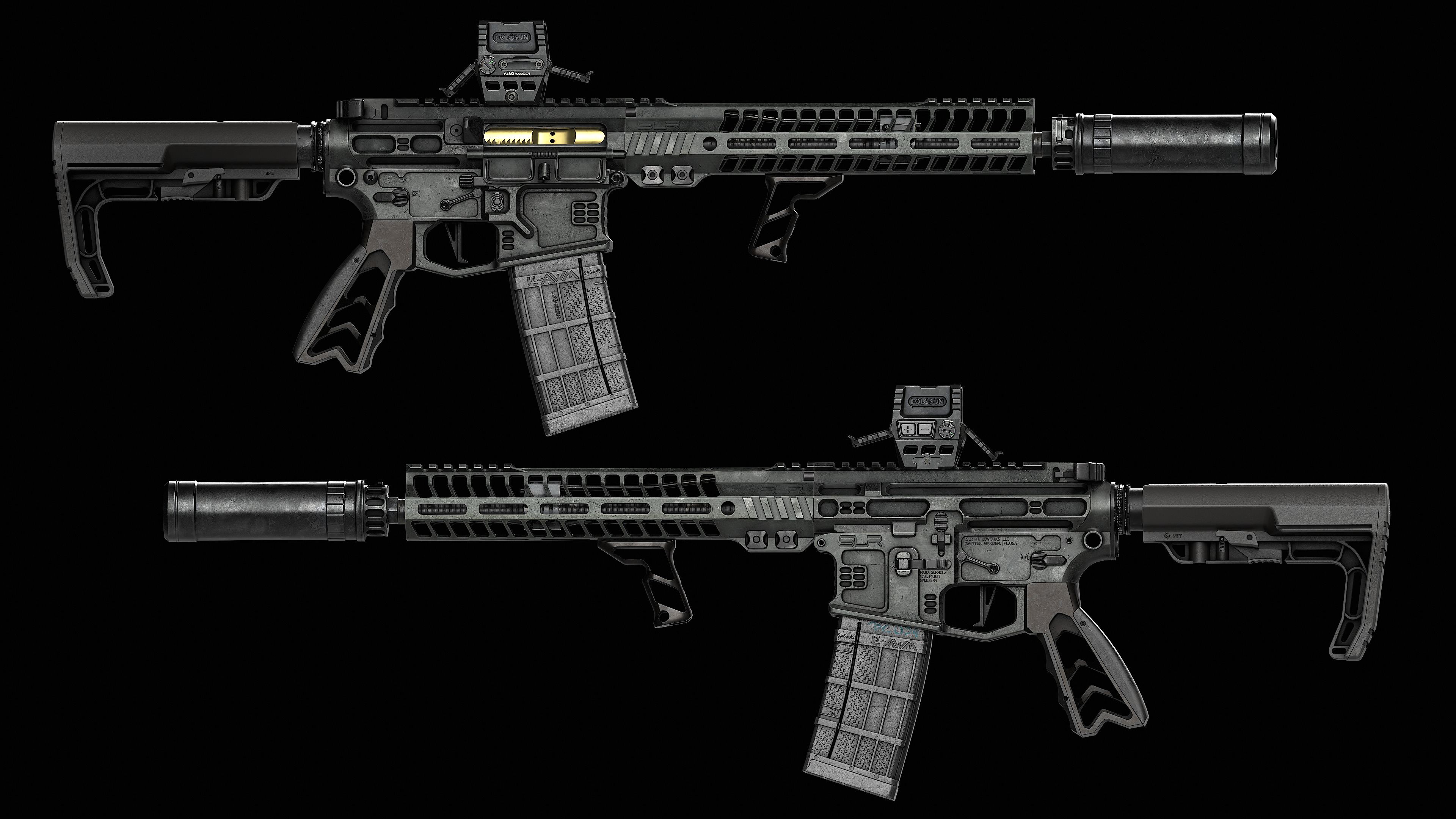 Fortis SHIFT Vertical Foregrip 2V Low-poly 3D model_20