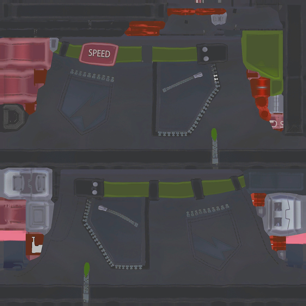 CYBERPUNK GIRL 3D MODEL 3D model_20