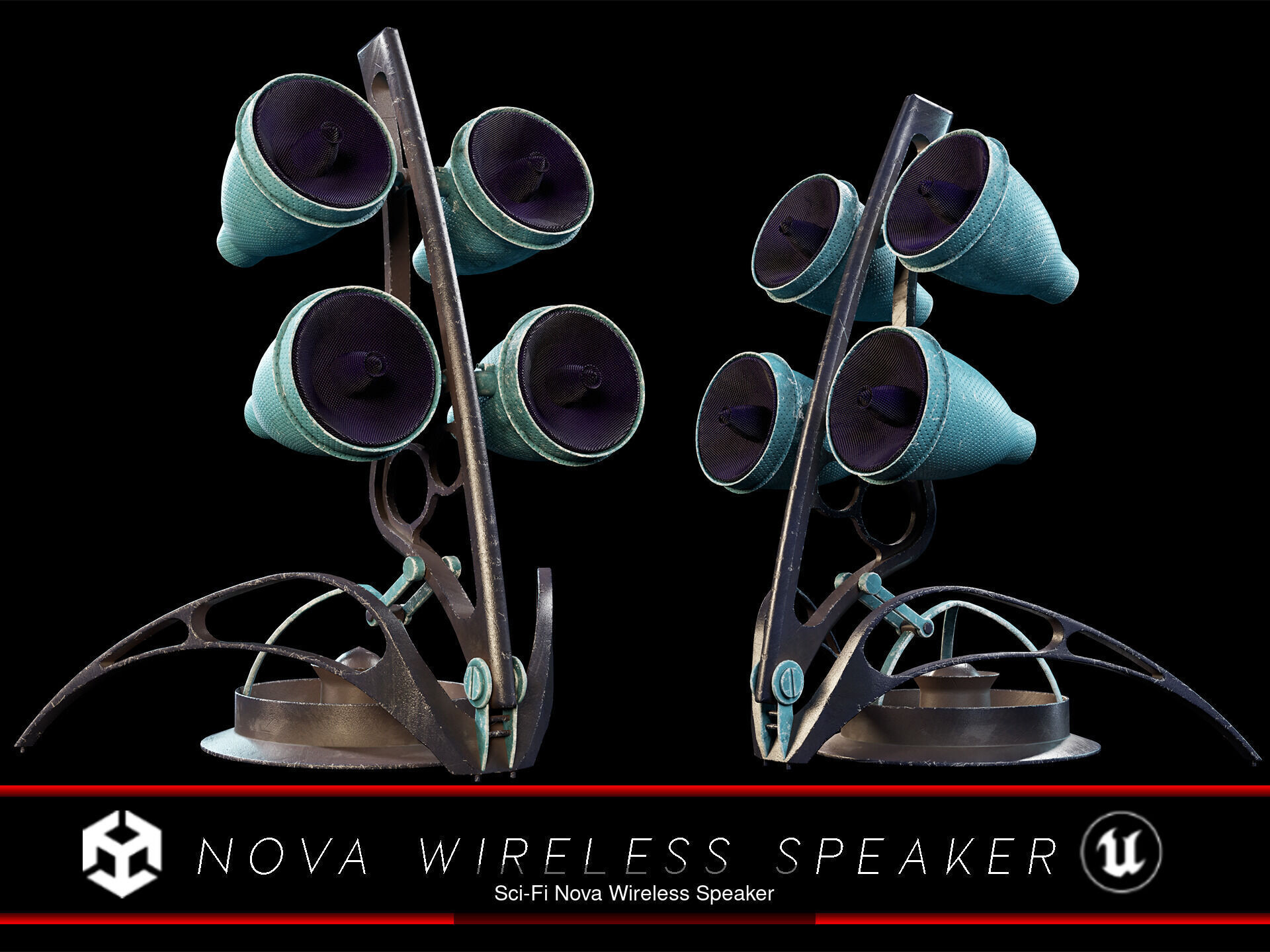 NOVA Sci-Fi Sound System 3D Model Collection_18