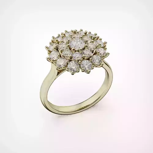 Cluster Ring  2025-01  3D print model