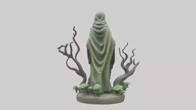 Forest Wanderer statue model