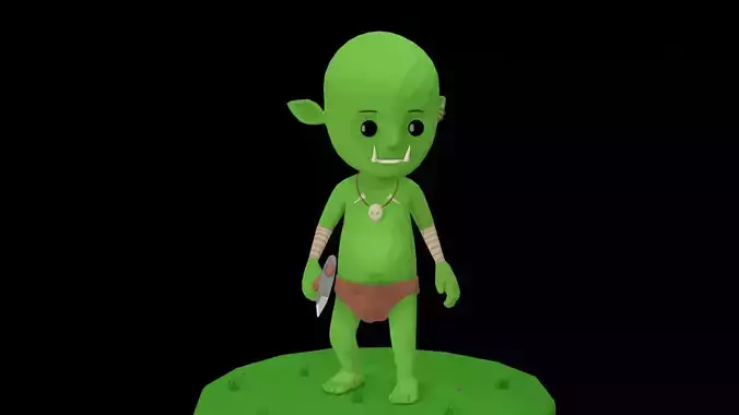 Goblin with gameplay animations