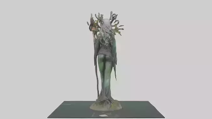 Forest Witch statue model
