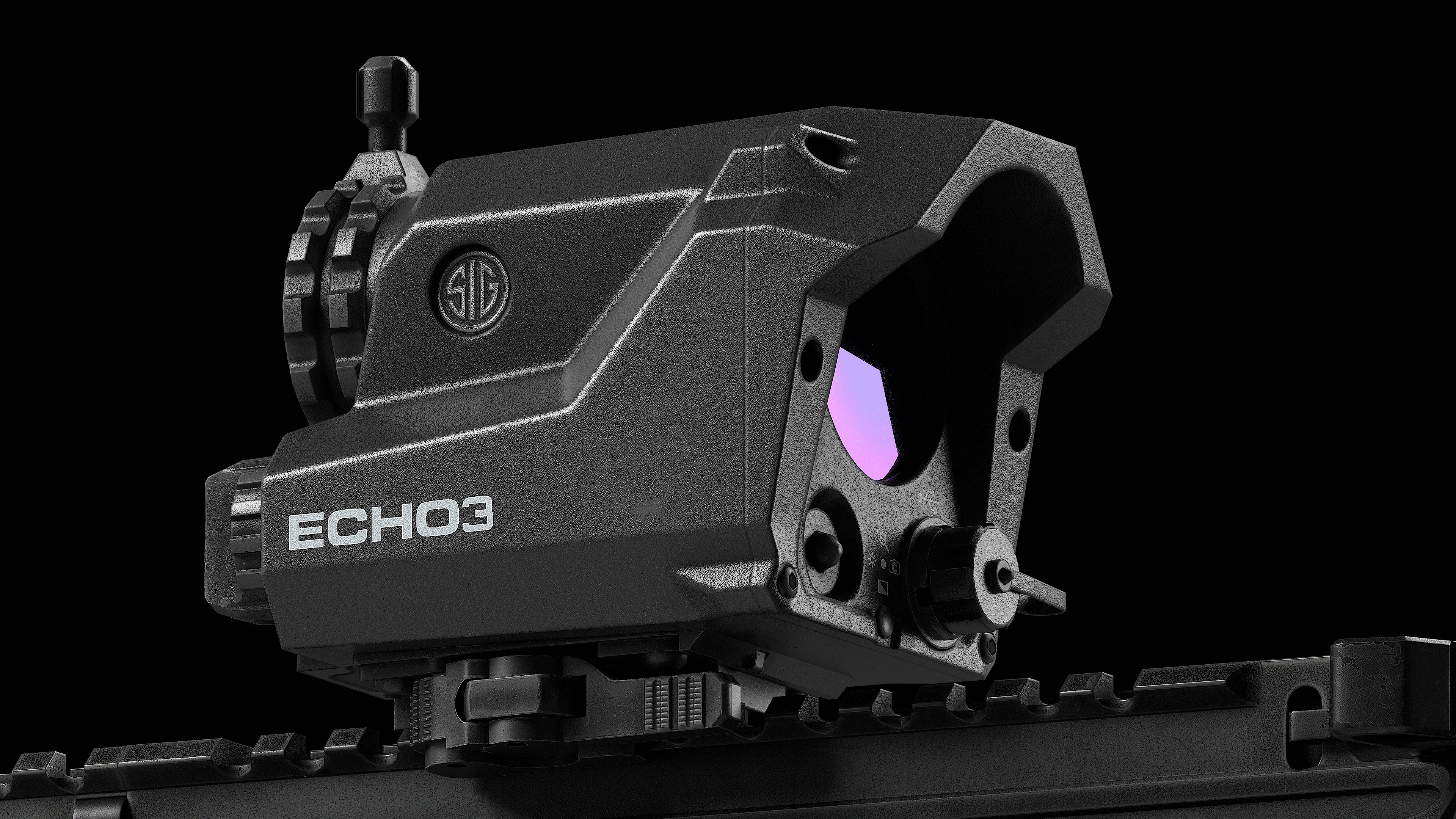 Sig Sauer Echo 3 Thermal Sight Low-poly 3D model_4
