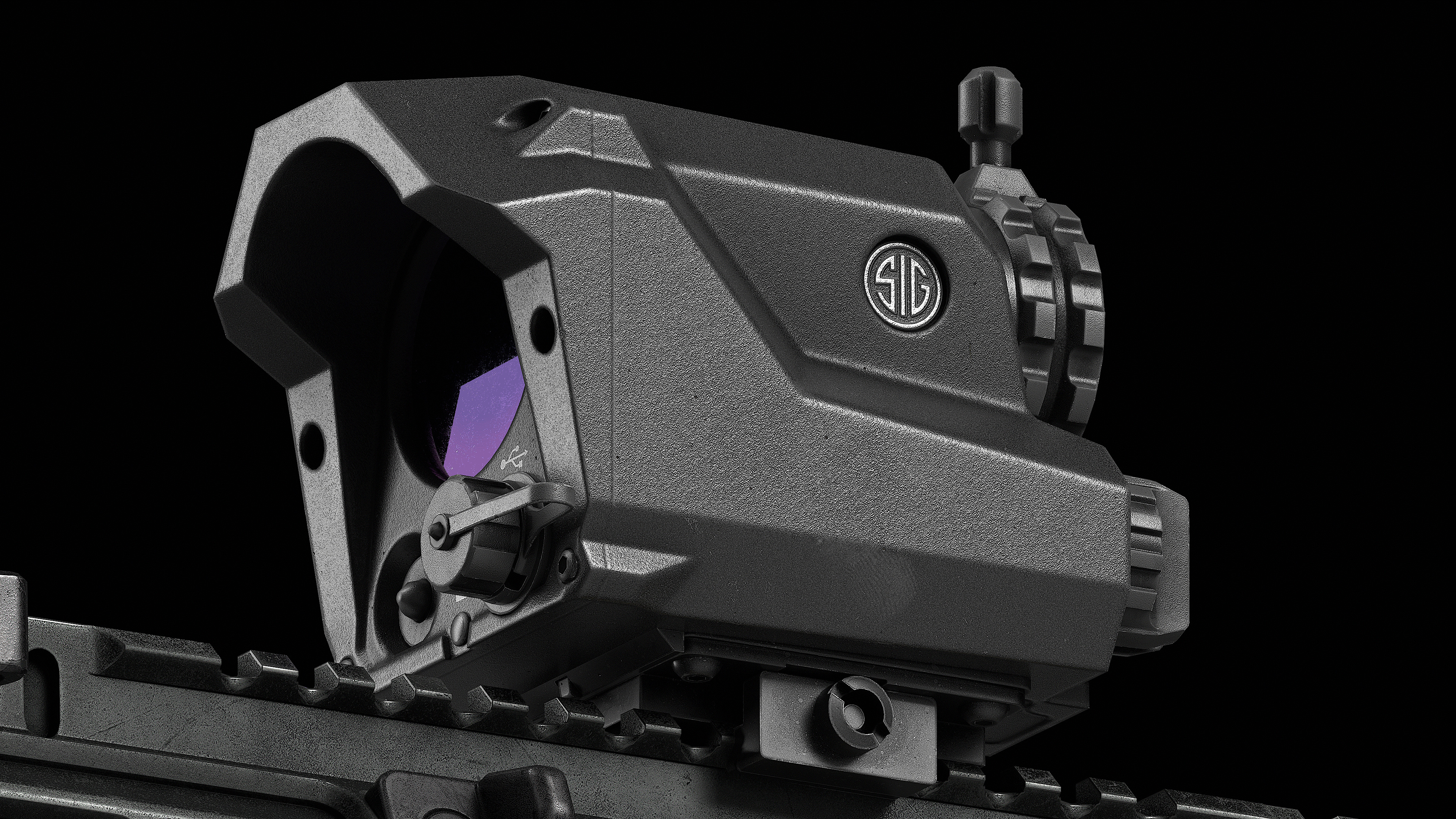 Sig Sauer Echo 3 Thermal Sight Low-poly 3D model_2