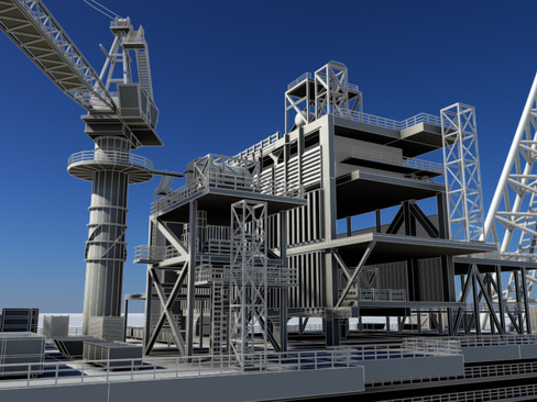 Oil Gas Platform 3D model_11