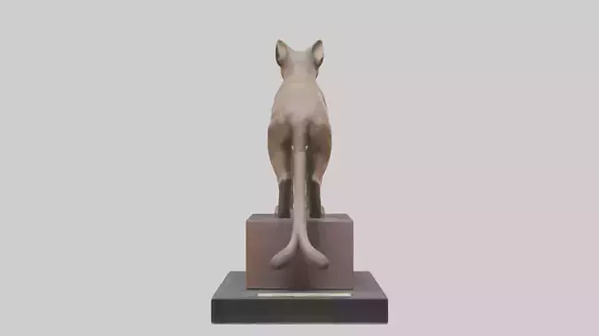 Fossa statue model