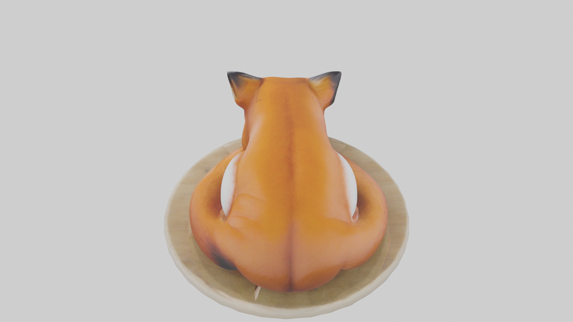 Fox sleeping model 3D model_15