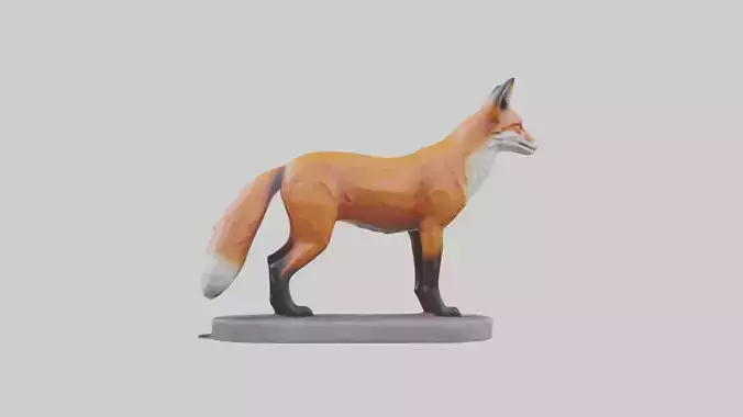 Fox statue model