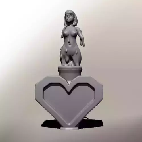 Wax girl 2 in 1 3D print model