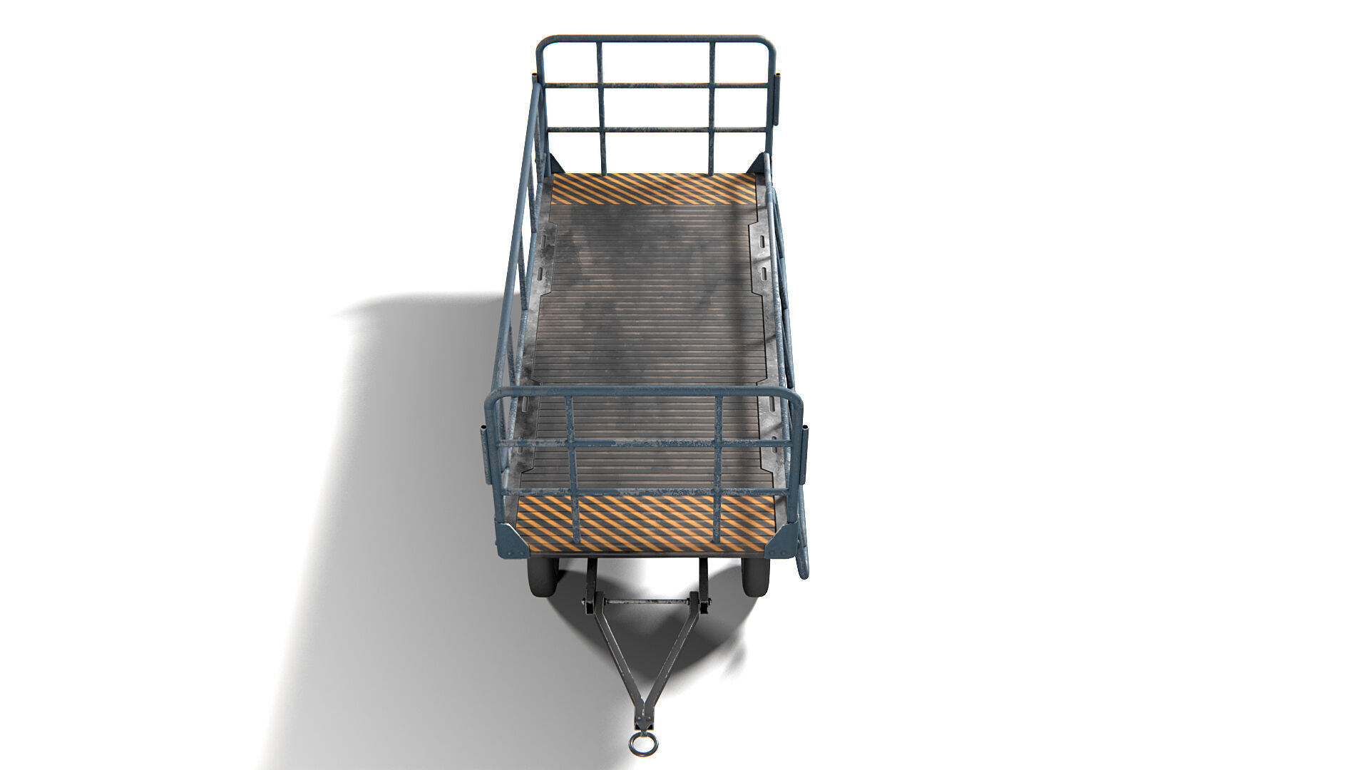 Cart 01 PBR Low-poly 3D model_6