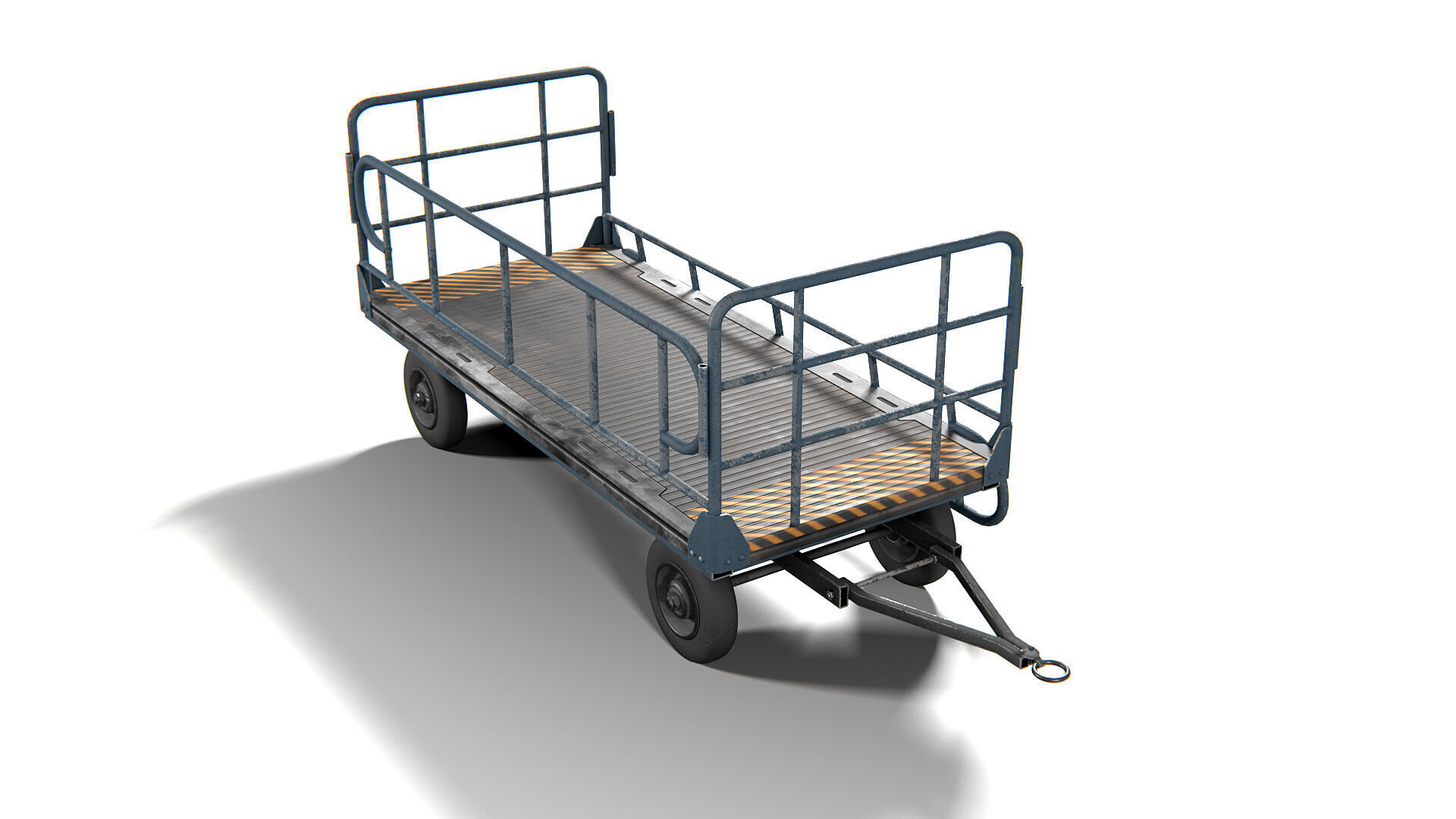 Cart 01 PBR Low-poly 3D model_1