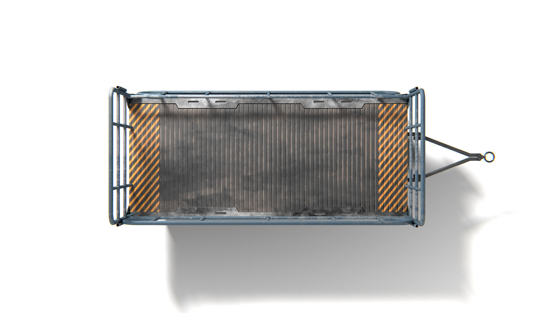 Cart 01 PBR Low-poly 3D model_5