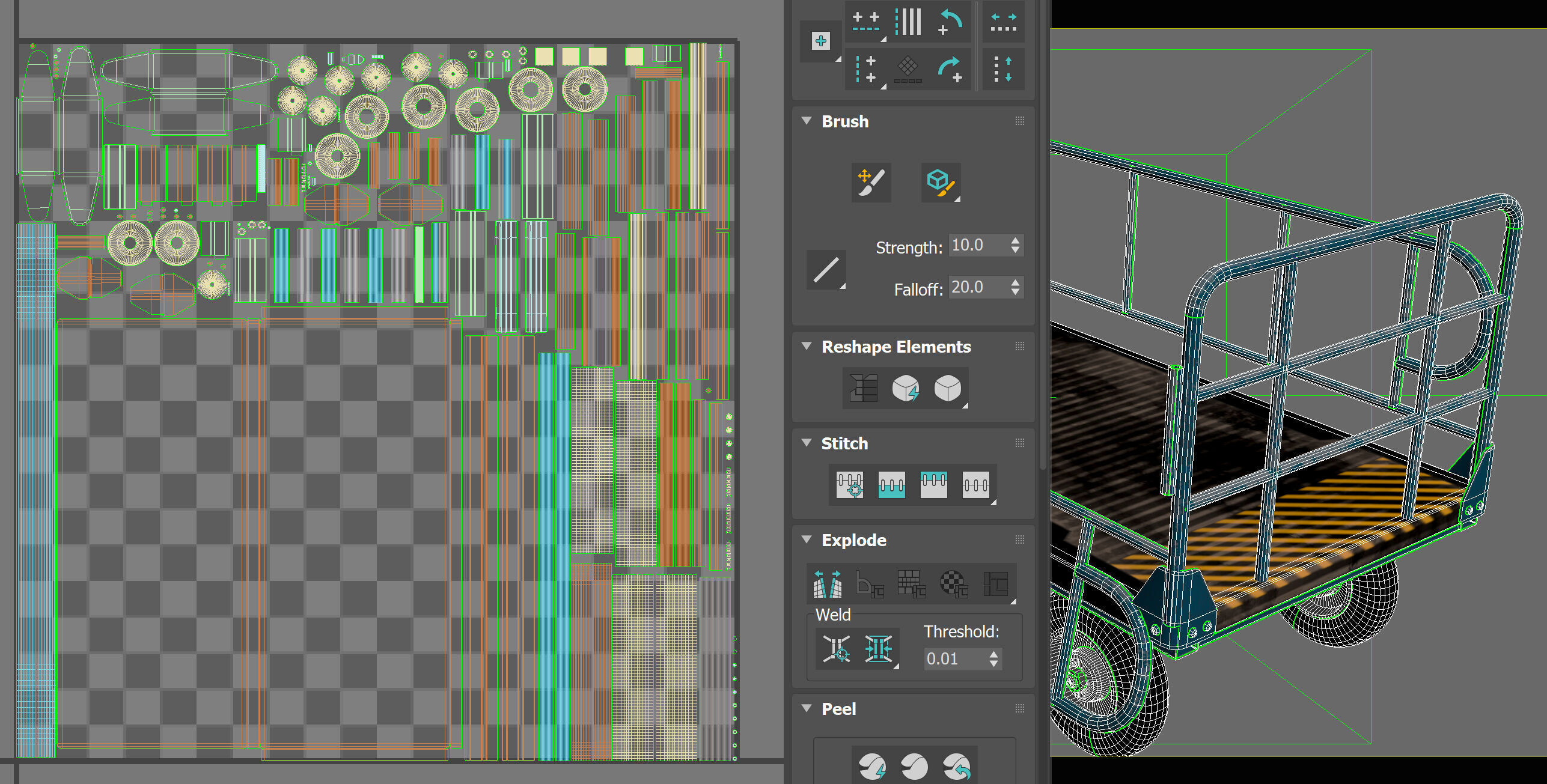 Cart 01 PBR Low-poly 3D model_10