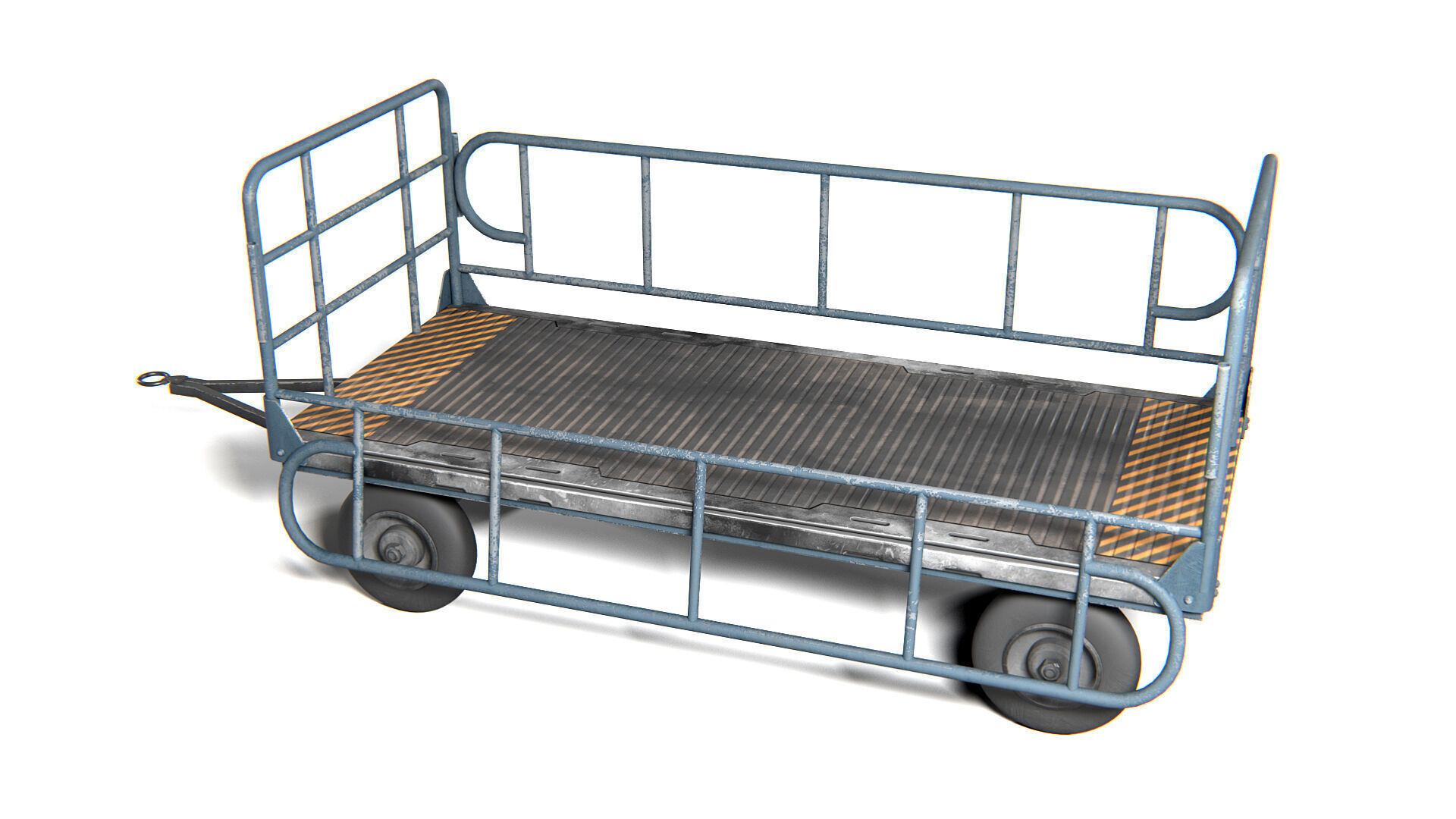 Cart 01 PBR Low-poly 3D model_2