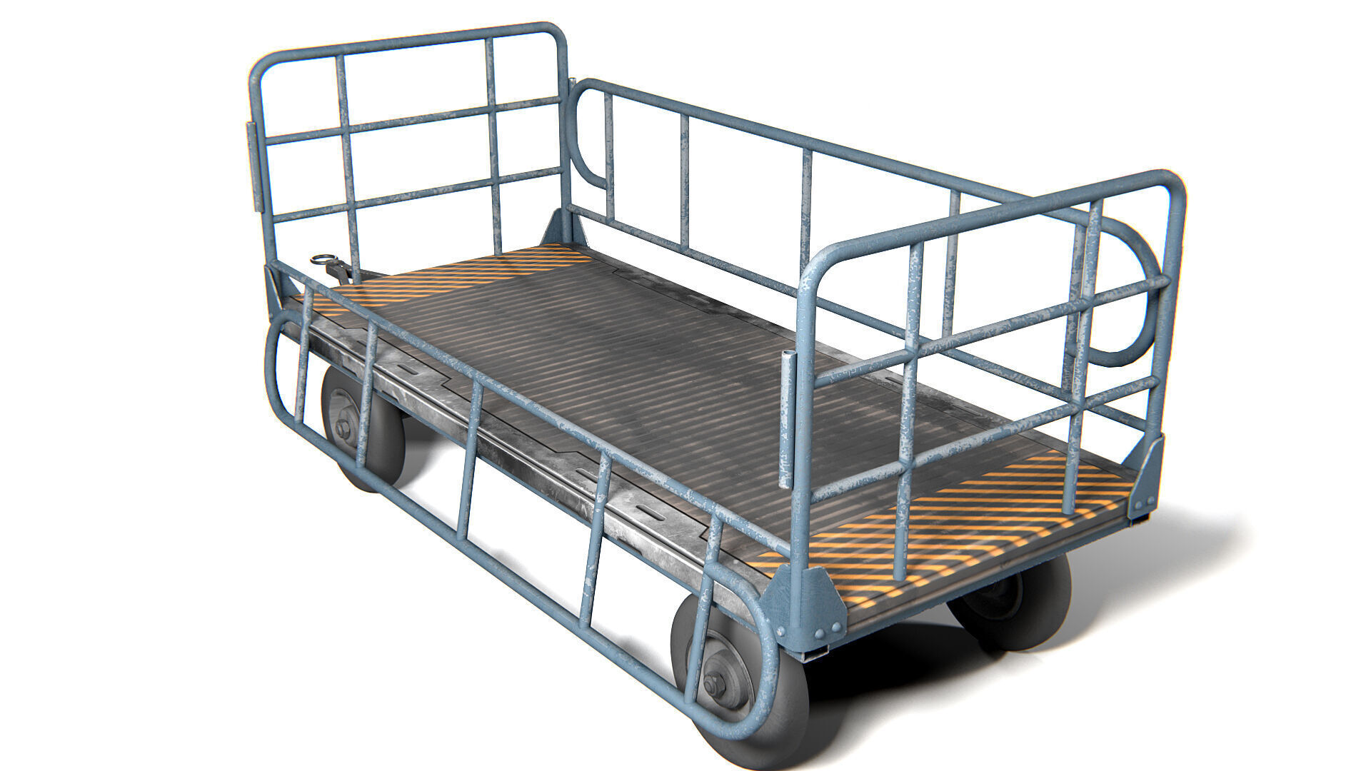 Cart 01 PBR Low-poly 3D model_8