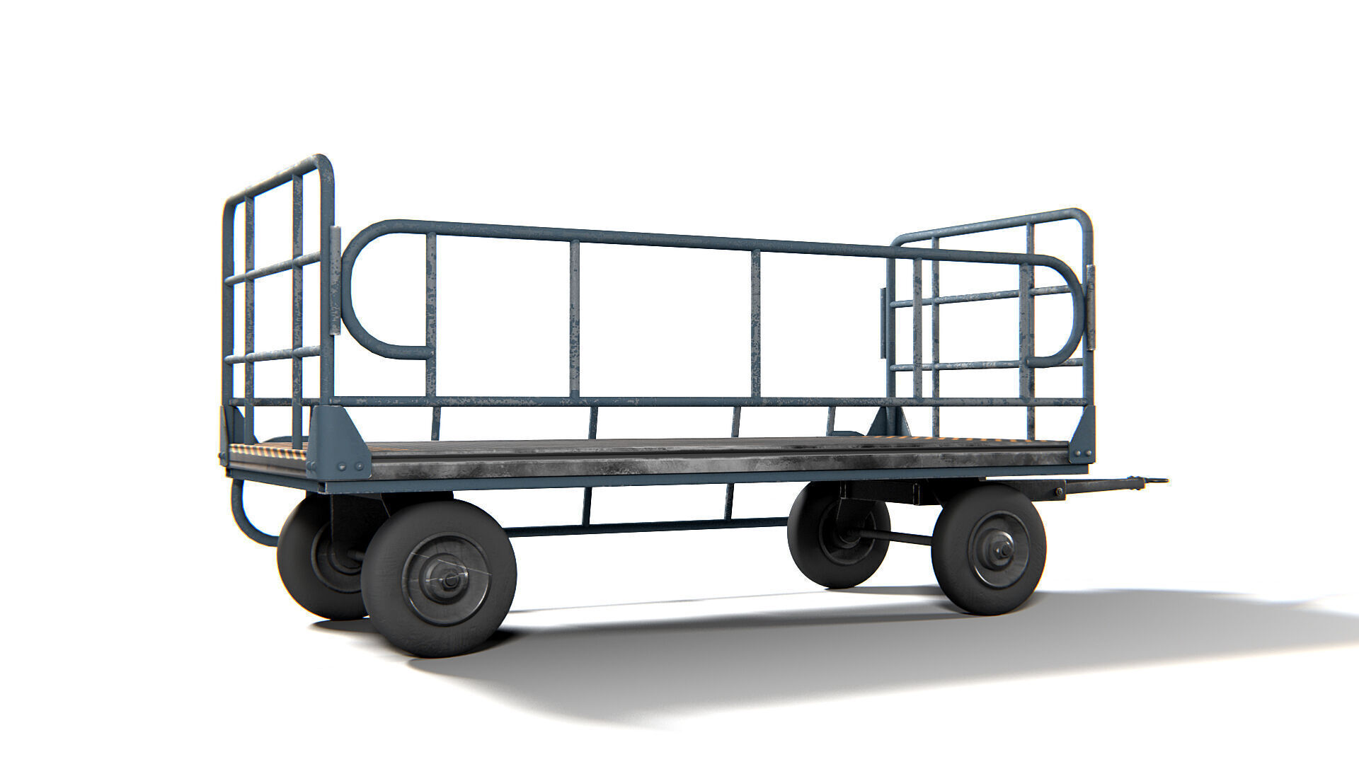 Cart 01 PBR Low-poly 3D model_4