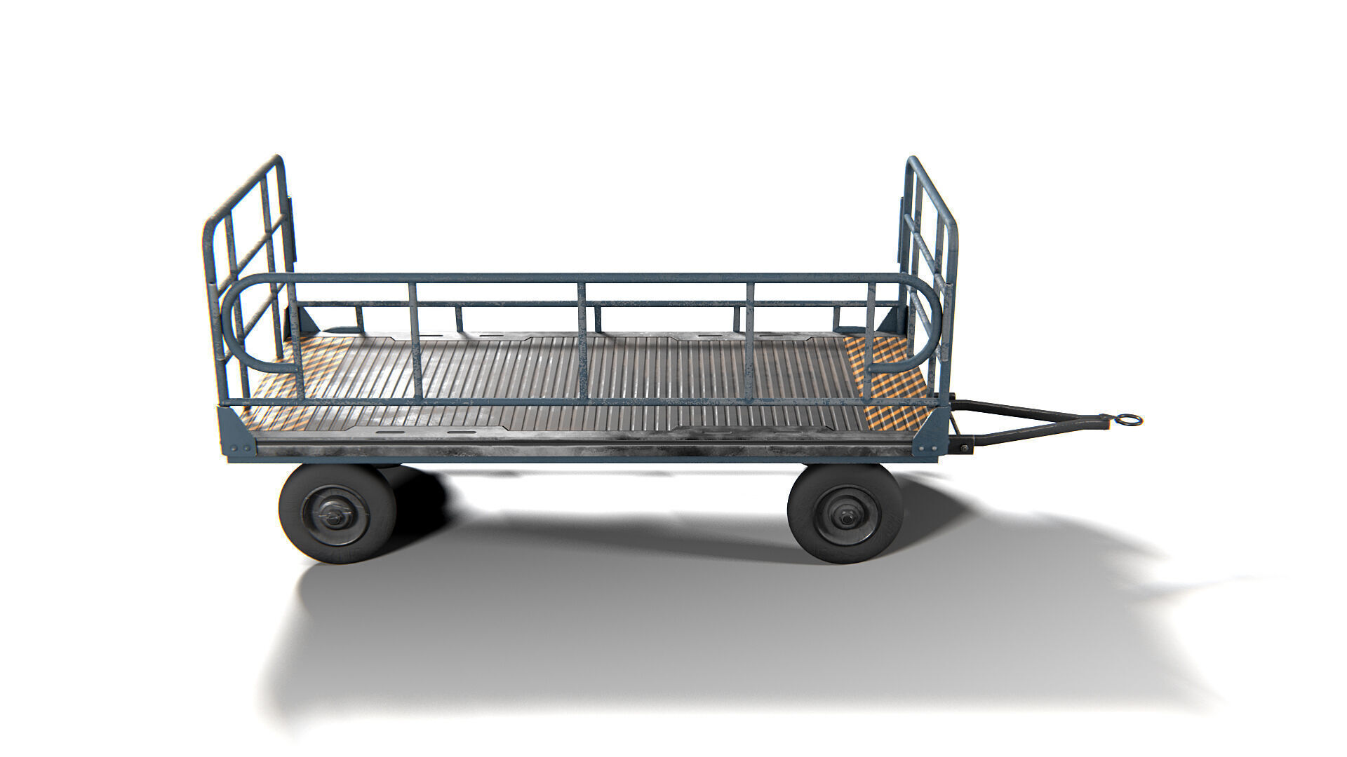 Cart 01 PBR Low-poly 3D model_7