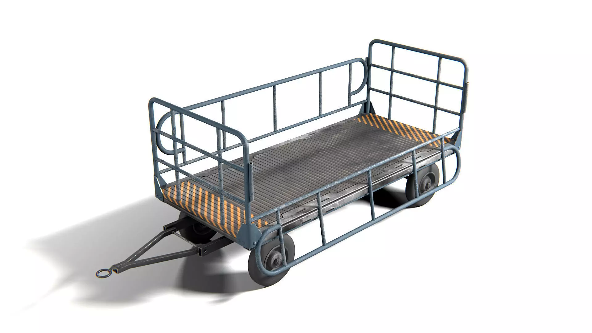 Cart 01 PBR Low-poly 3D model_0