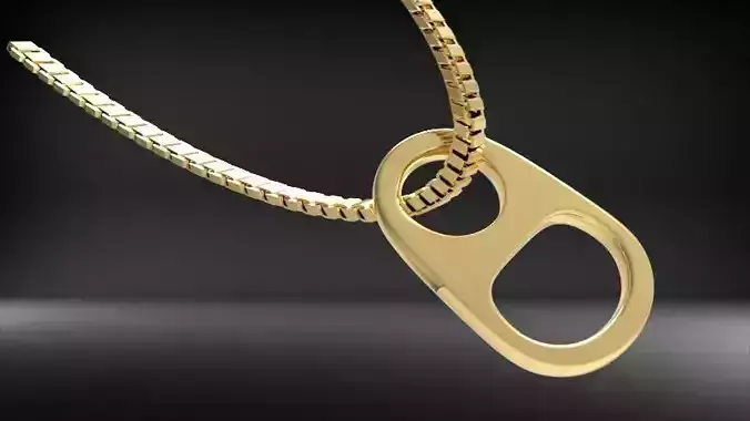  soda pop pull pendant Jewelry 3D print model