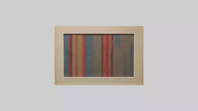 Framed Textile Art 3D model