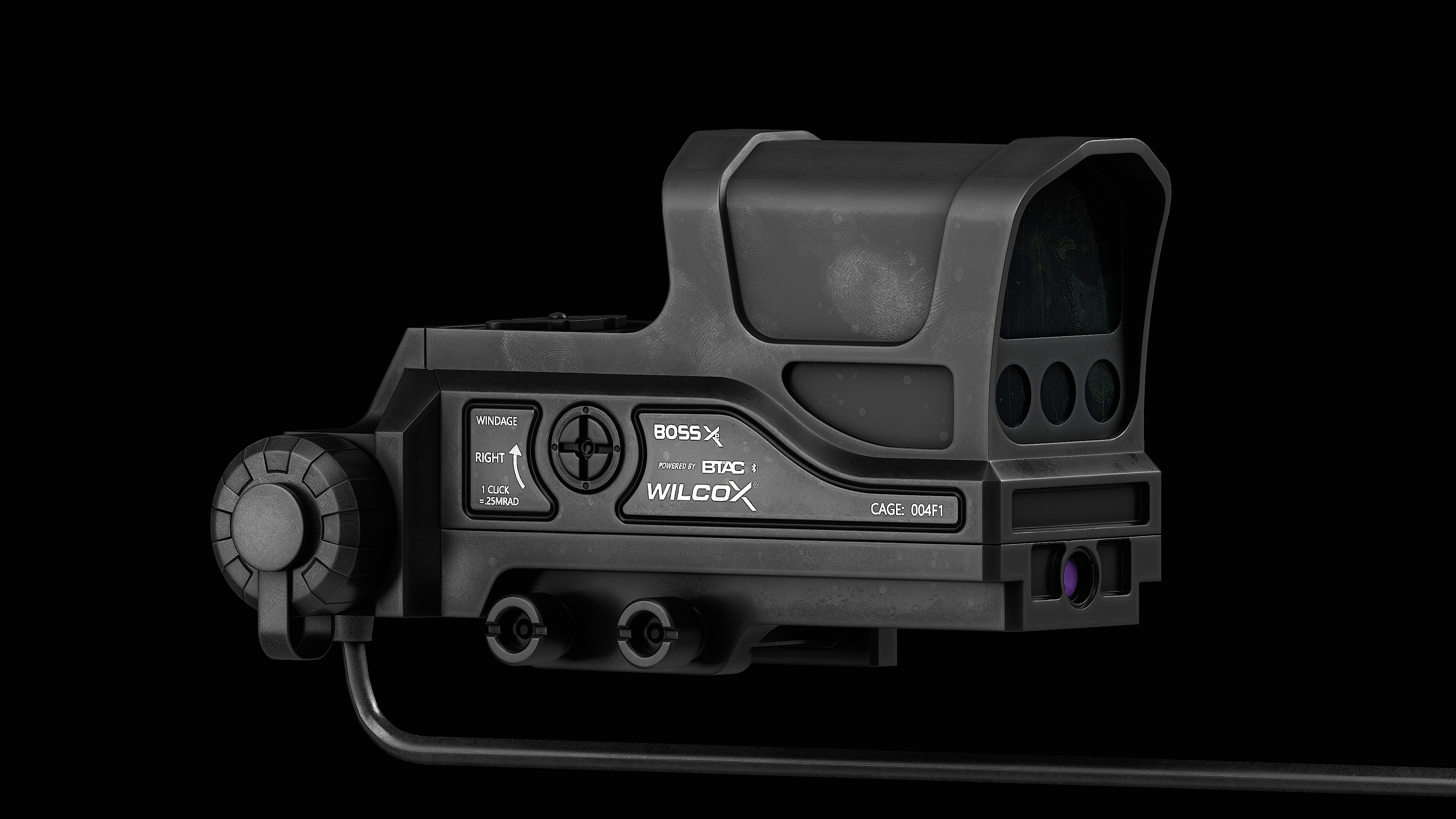 Wilcox Boss XE Reflex Sight Low-poly 3D model_8