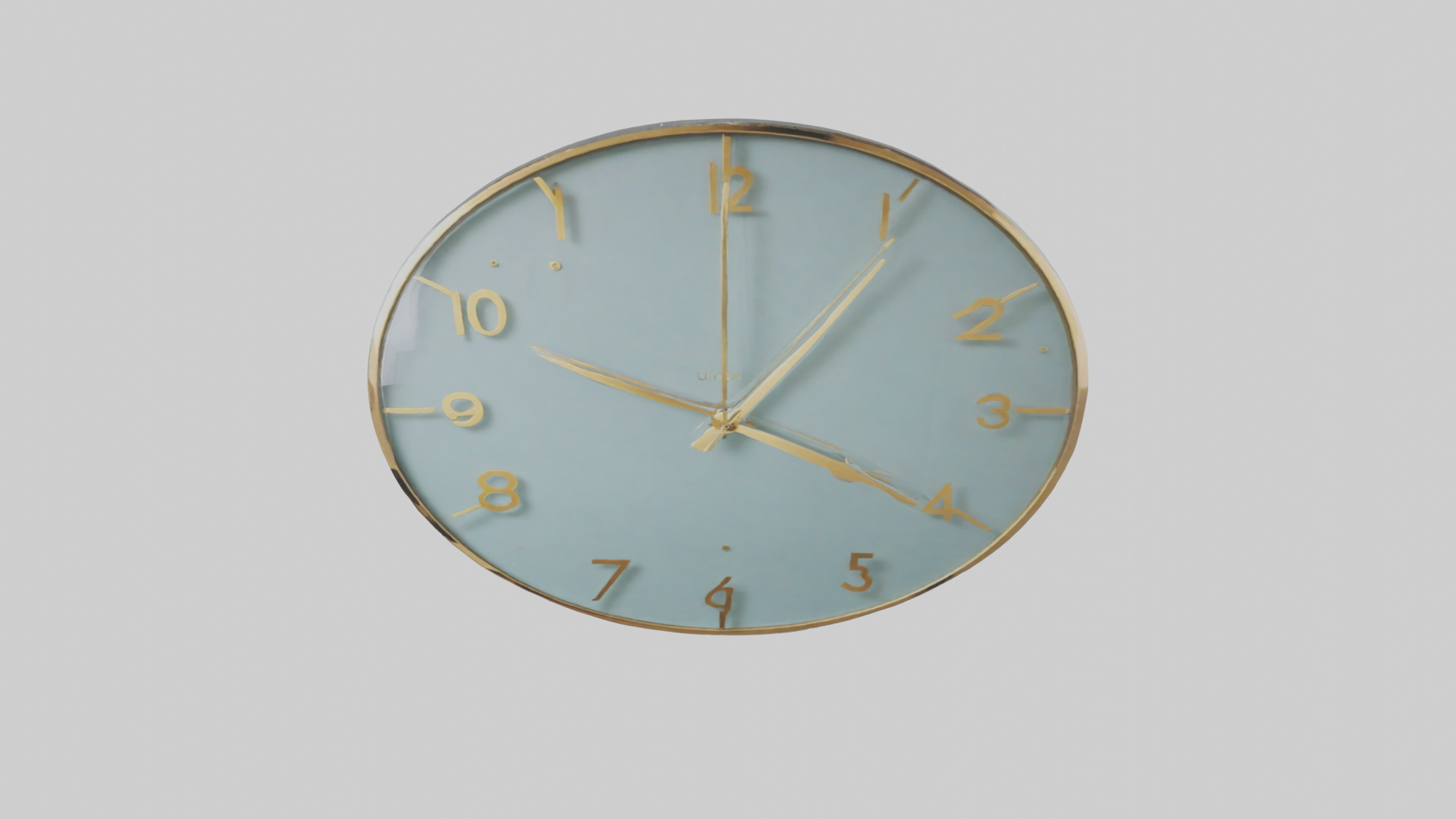 Frameless Glass Wall Clock model 3D model_16