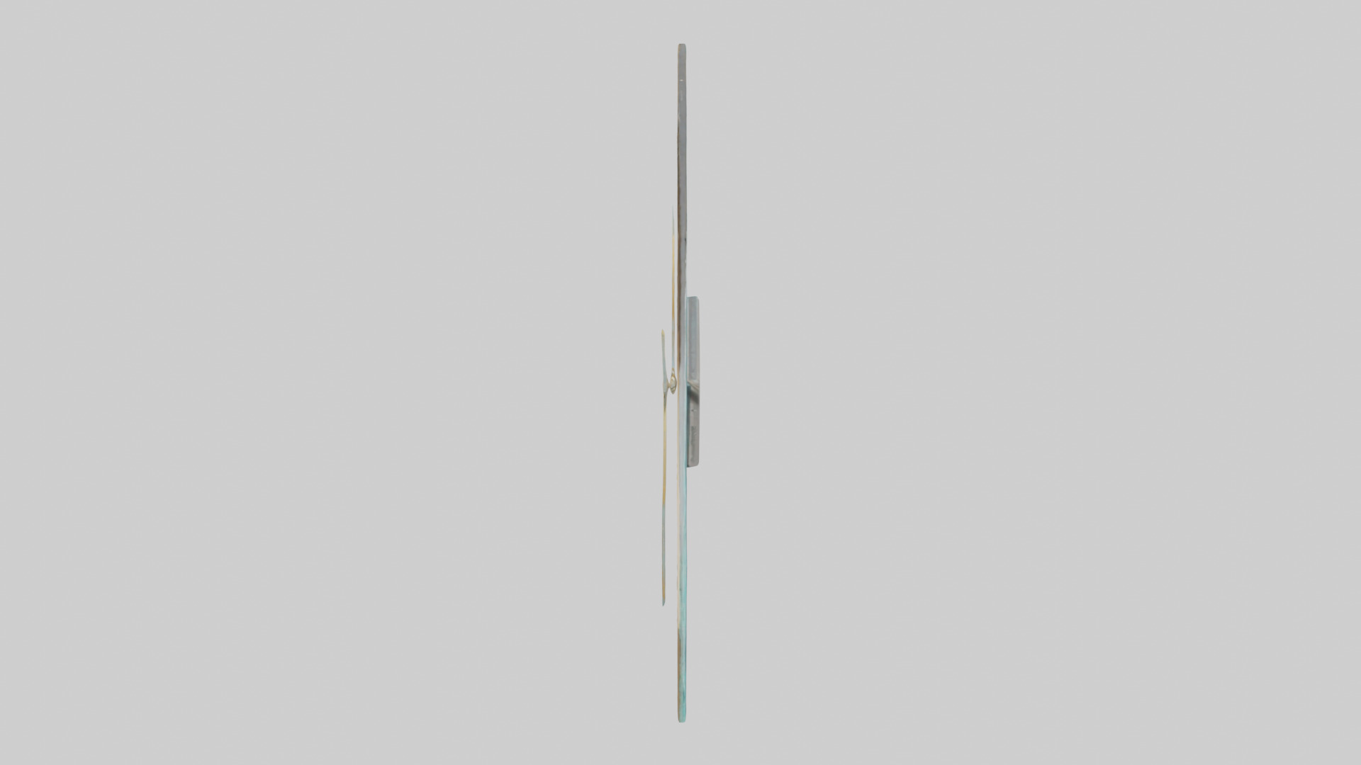 Frameless Glass Wall Clock model 3D model_17